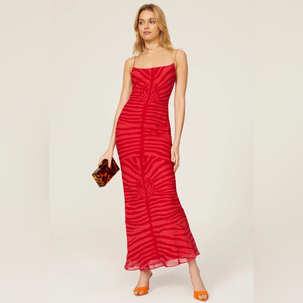 Ronny Robo zebra print dress, size M